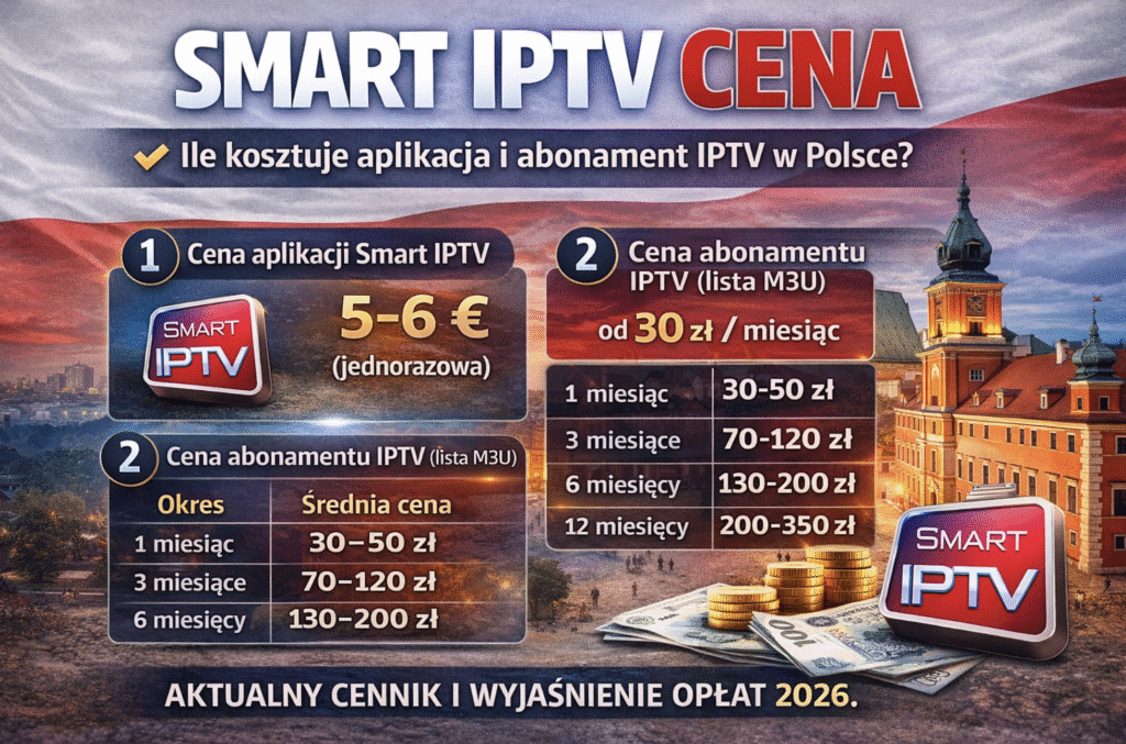 smart iptv cena